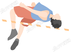 手绘跳高运动人物图片素材下载推荐