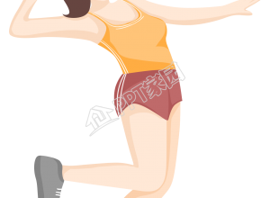 手绘打排球的人物图片免抠素材下载推荐