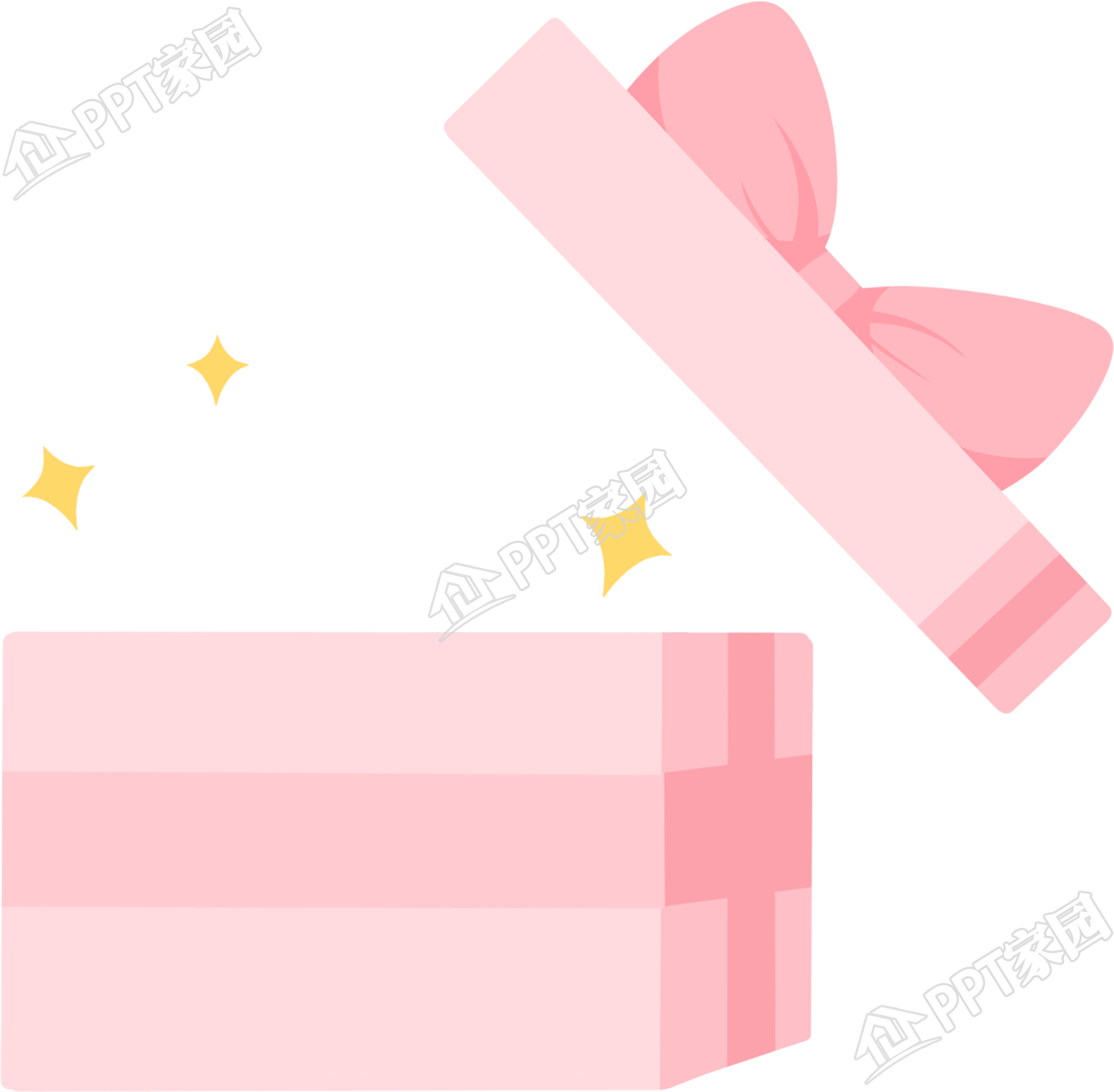 手绘礼物盒图片卡通手绘免抠素材