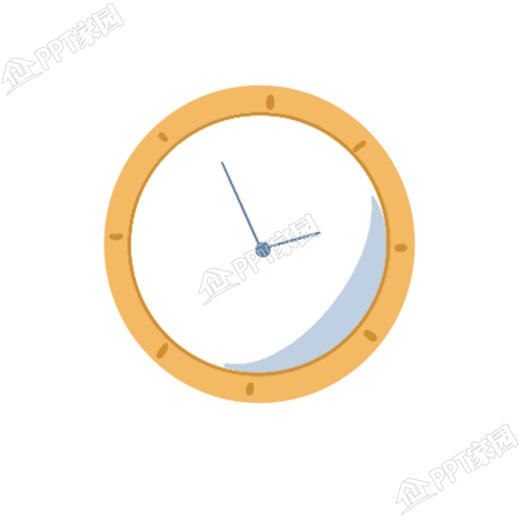 卡通时钟钟表时间管理生活装饰元素免抠素材