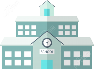 卡通手绘学校校园生活教学楼图片素材下载推荐