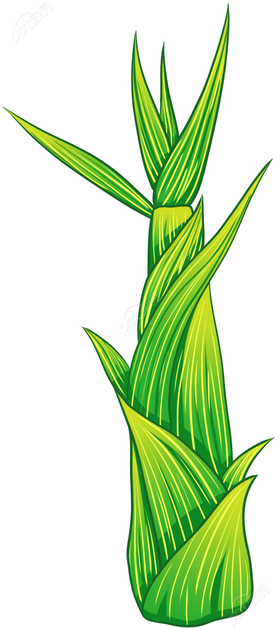 卡通手绘春笋劳作收获免抠图片素材