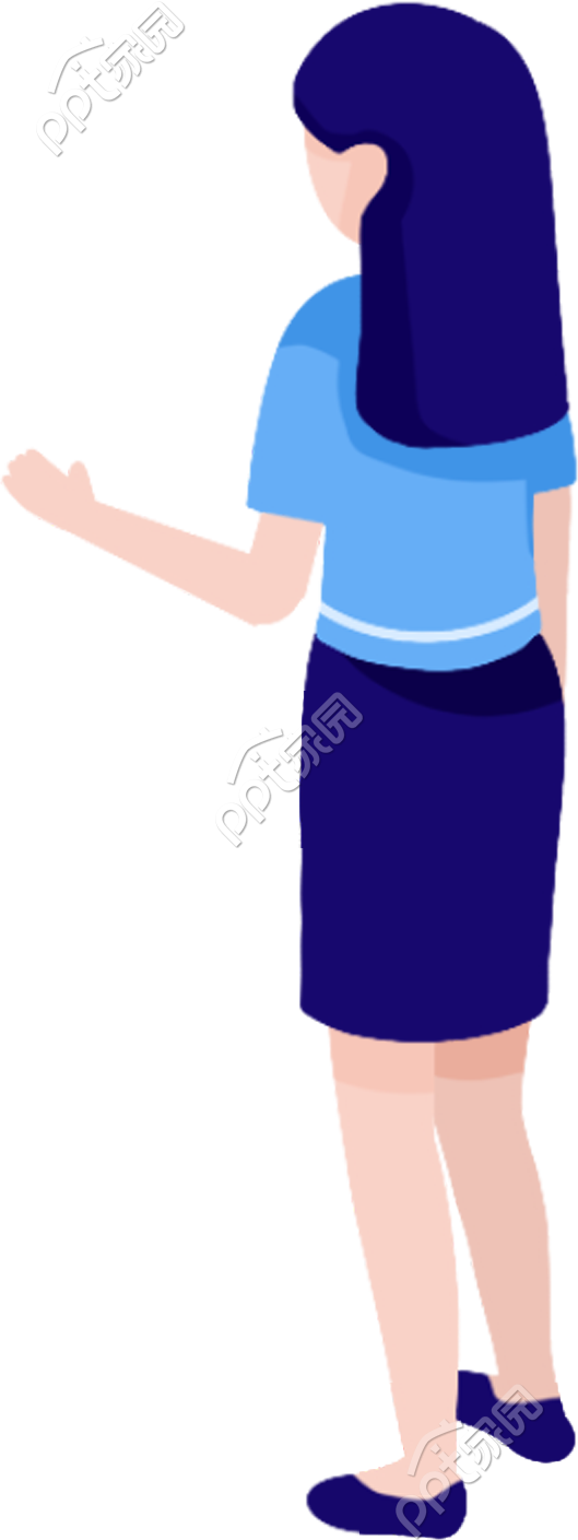 女生教育背影图片素材