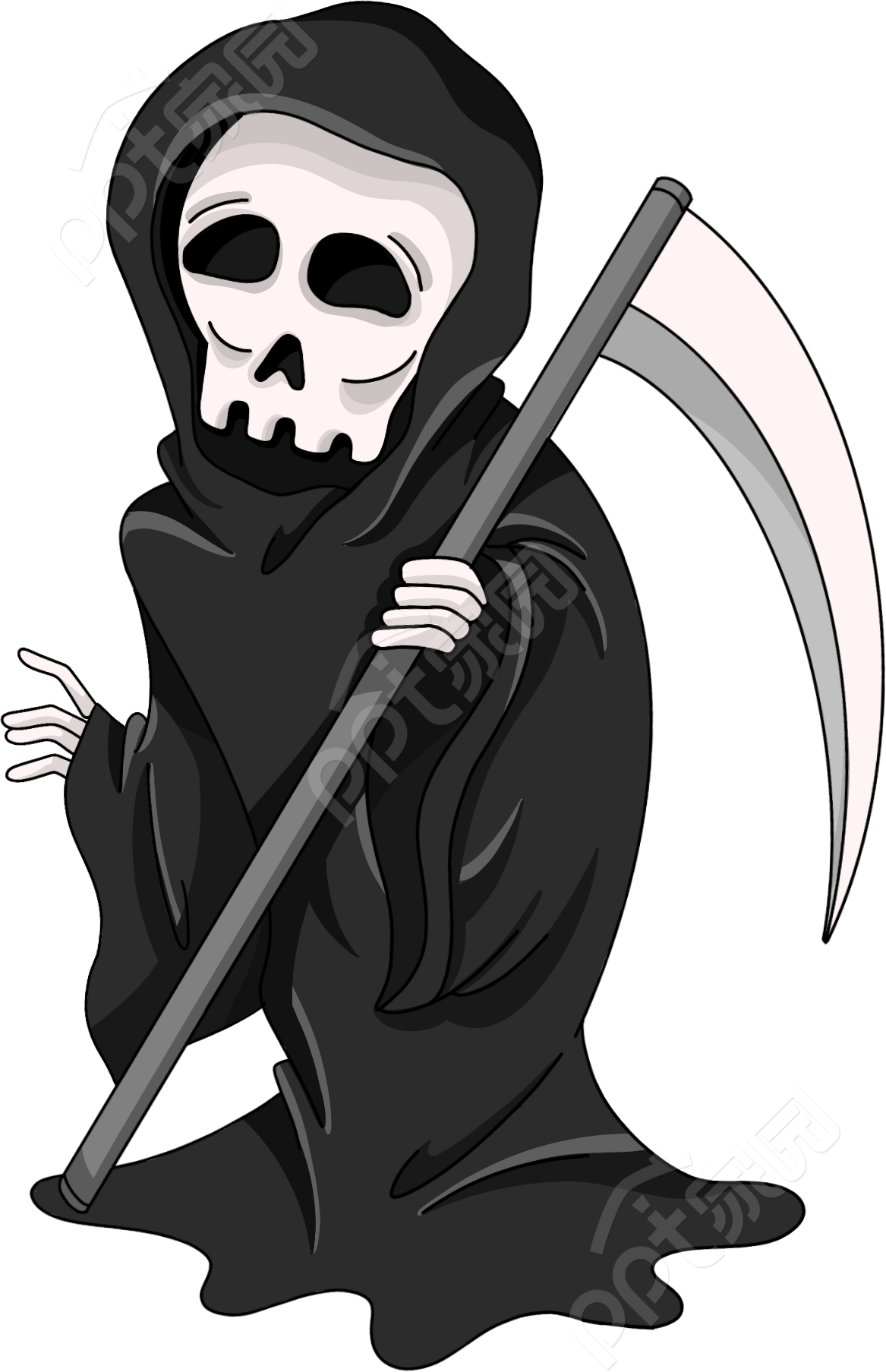 死神骷髅镰刀图片