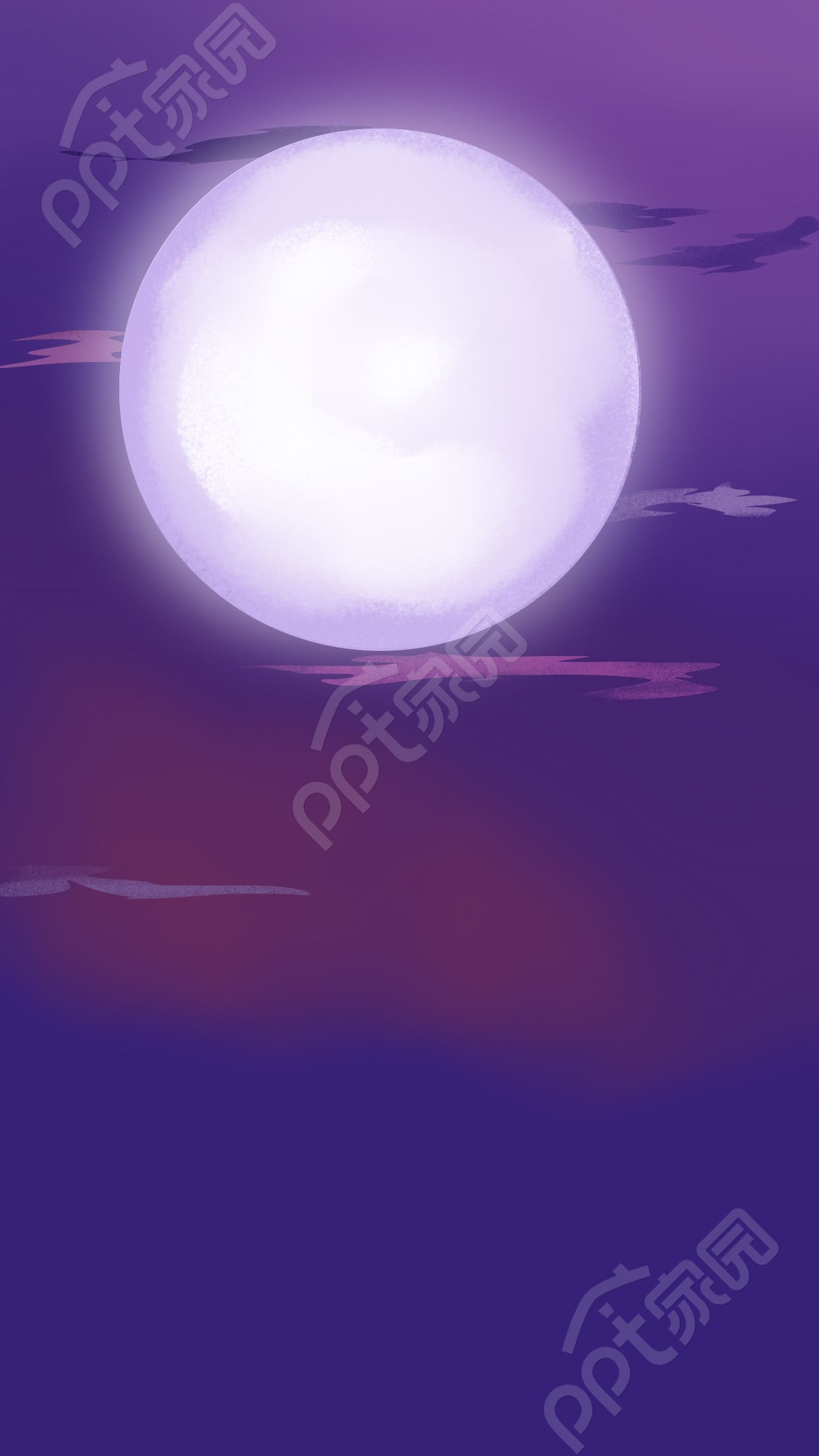 月亮背景