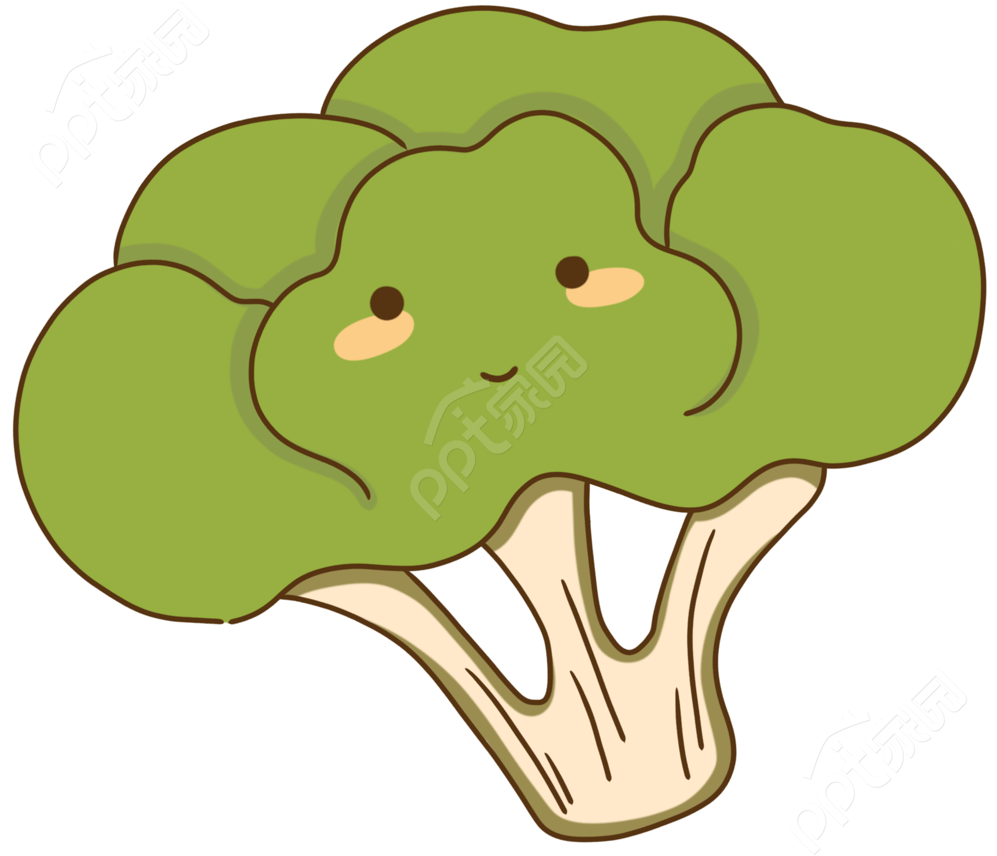 西兰花图标素材