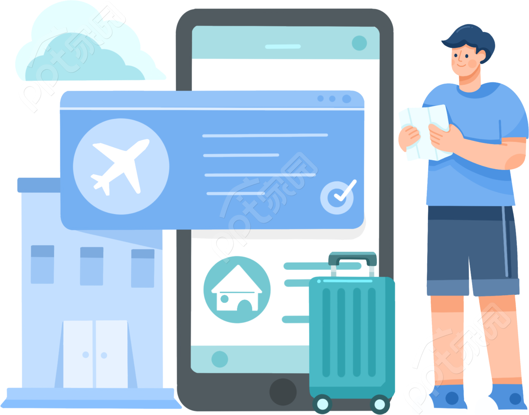 飞机旅游出行攻略图片