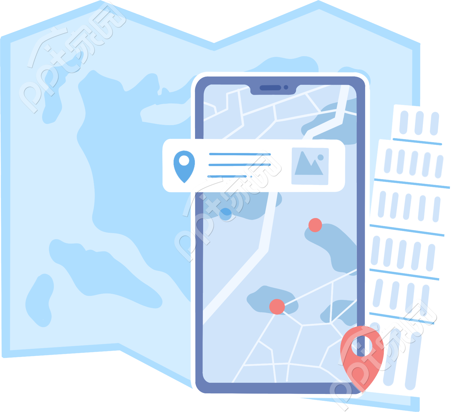 地图导航旅游图片