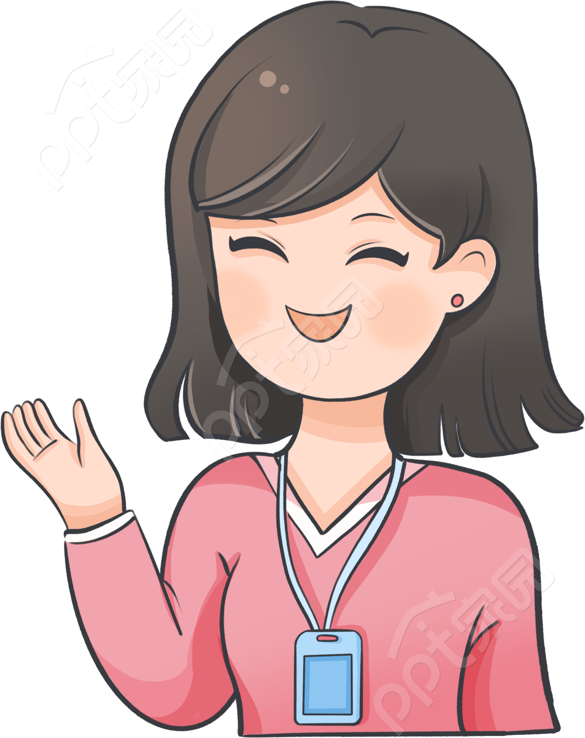 女生职业前台图片