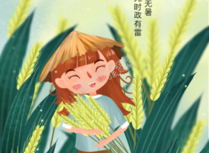 小满节气祝福问候手绘手机海报下载推荐