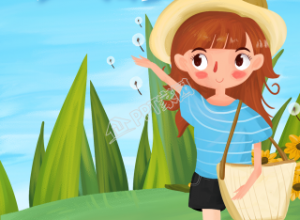 研学旅行手绘清新手机海报下载推荐