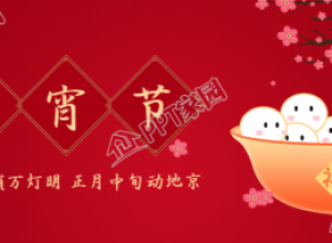 元宵节灯会红色背景公众号首图下载推荐