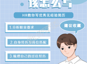 无经验简历书写指南攻略应聘封面下载推荐