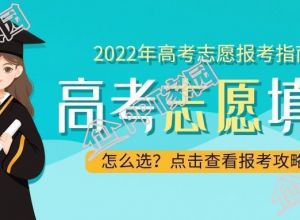 蓝色简约高考志愿填报指南学生毕业公众号首图下载推荐