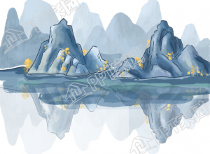 古风水墨画山水风景图片素材下载推荐