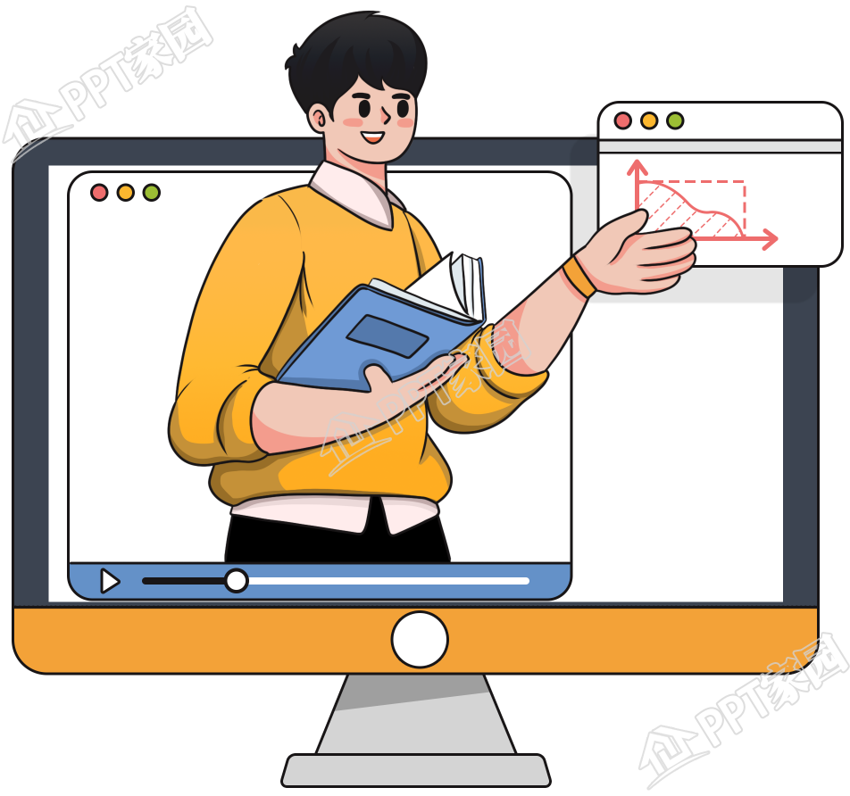 网课教育教学讲解人物图片素材下载推荐