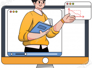 网课教育教学讲解人物图片素材下载推荐