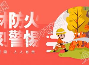 森林防火消防火灾宣传微信公众号封面首图下载推荐