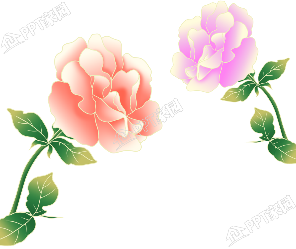 手绘鲜花图片素材