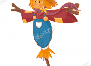 手绘稻草人图片素材下载推荐