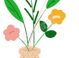 手绘插画花瓶花朵图片装饰图案免抠素材下载推荐