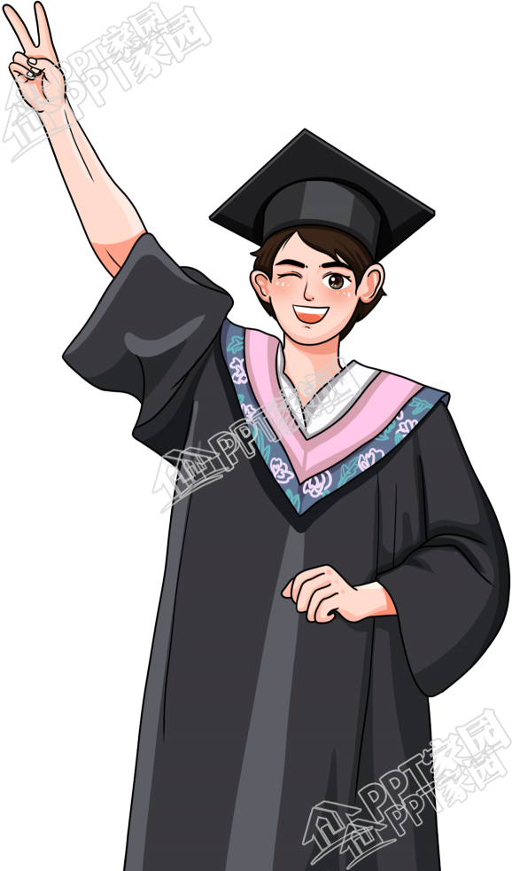 学士服毕业生图片卡通手绘免抠素材下载推荐