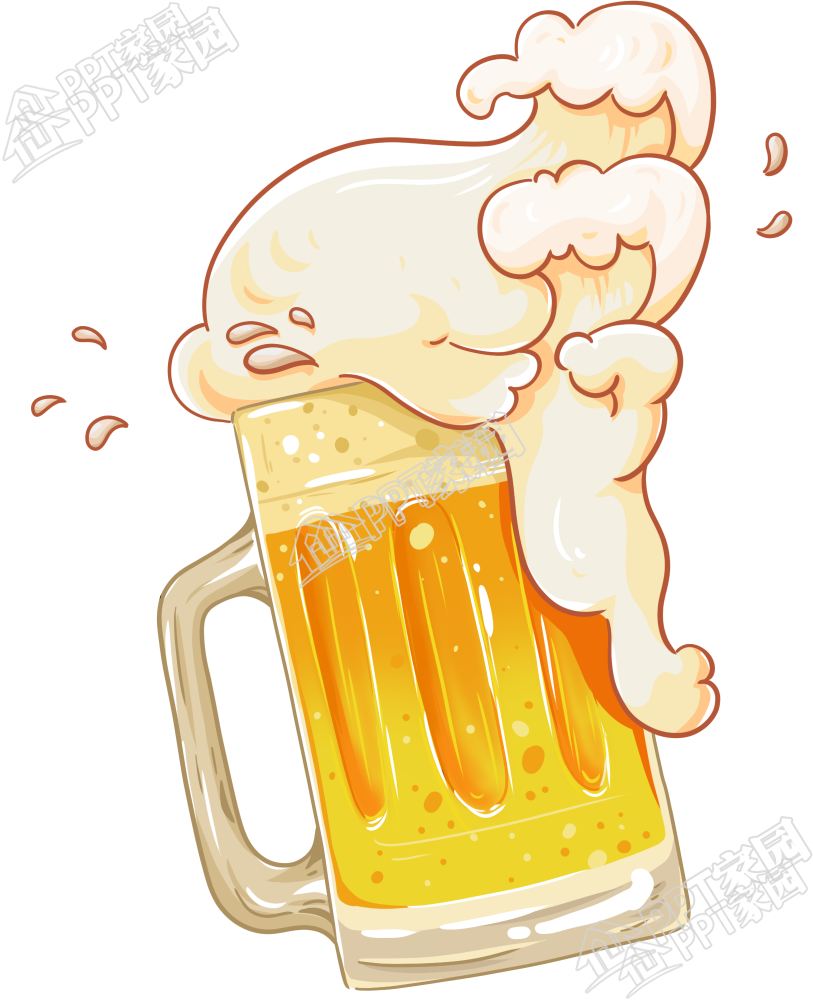 手绘卡通插画餐饮美食休闲生活节日庆典啤酒节聚会图片素材下载推荐