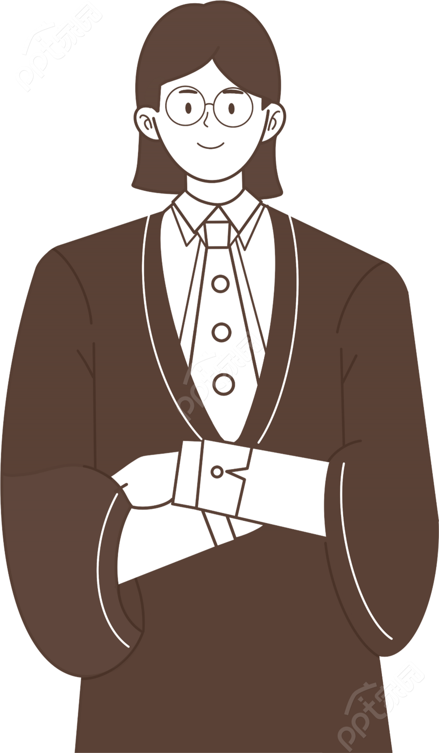 卡通手绘法律知识讲座咨询律师人物图片免抠素材下载推荐