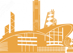 简约手绘香港地标城市建筑活动宣传剪影推广透明底免扣素材下载推荐