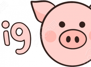 卡通用手绘英文字小猪头活动透明底图片素材下载推荐