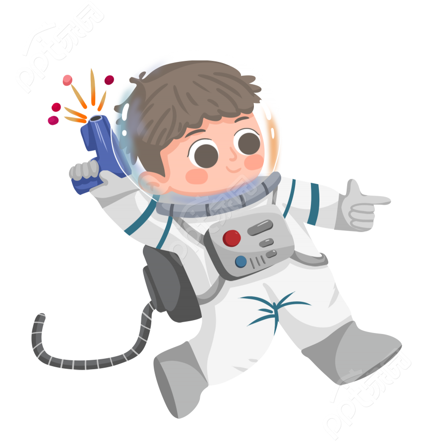 卡通手绘小男孩宇航员人物免抠图片素材下载推荐