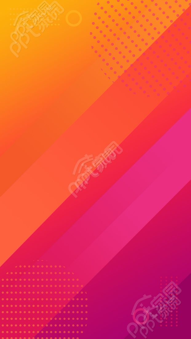 黄红渐变简约背景