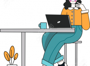 办公卡通女生图片下载推荐