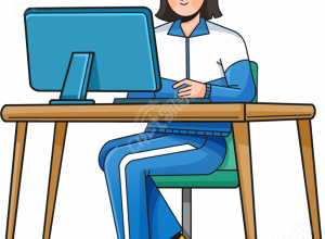 看电脑女生图片下载推荐