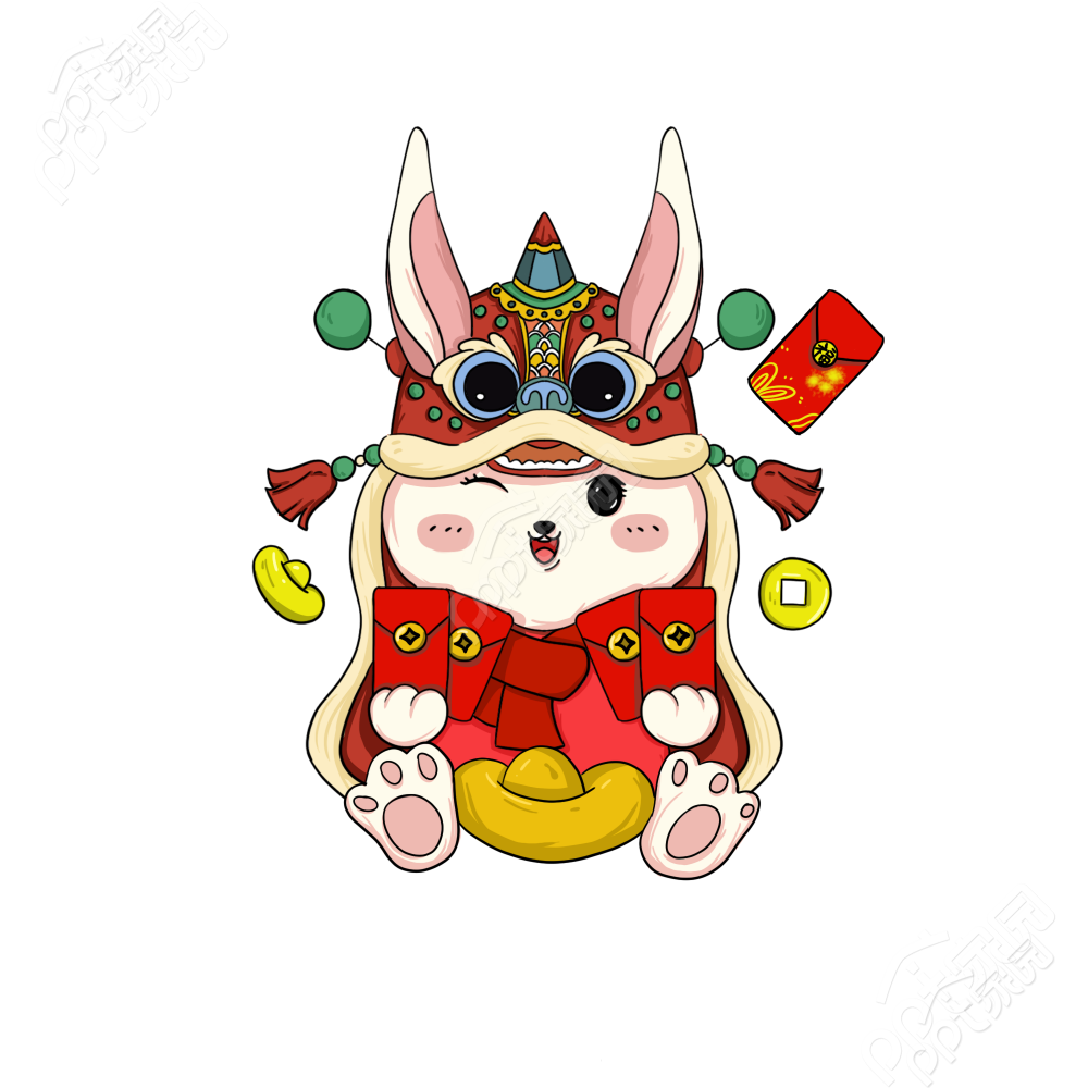 兔年形象卡通图片