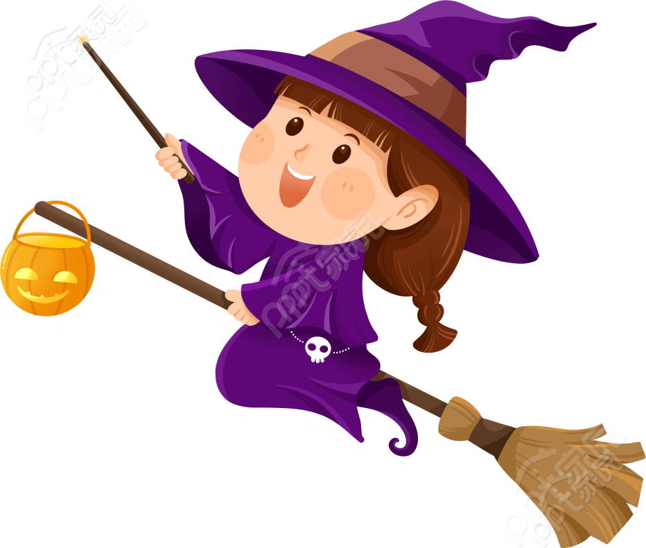 万圣节魔女图片素材