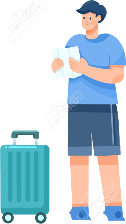 旅游出行男生图片