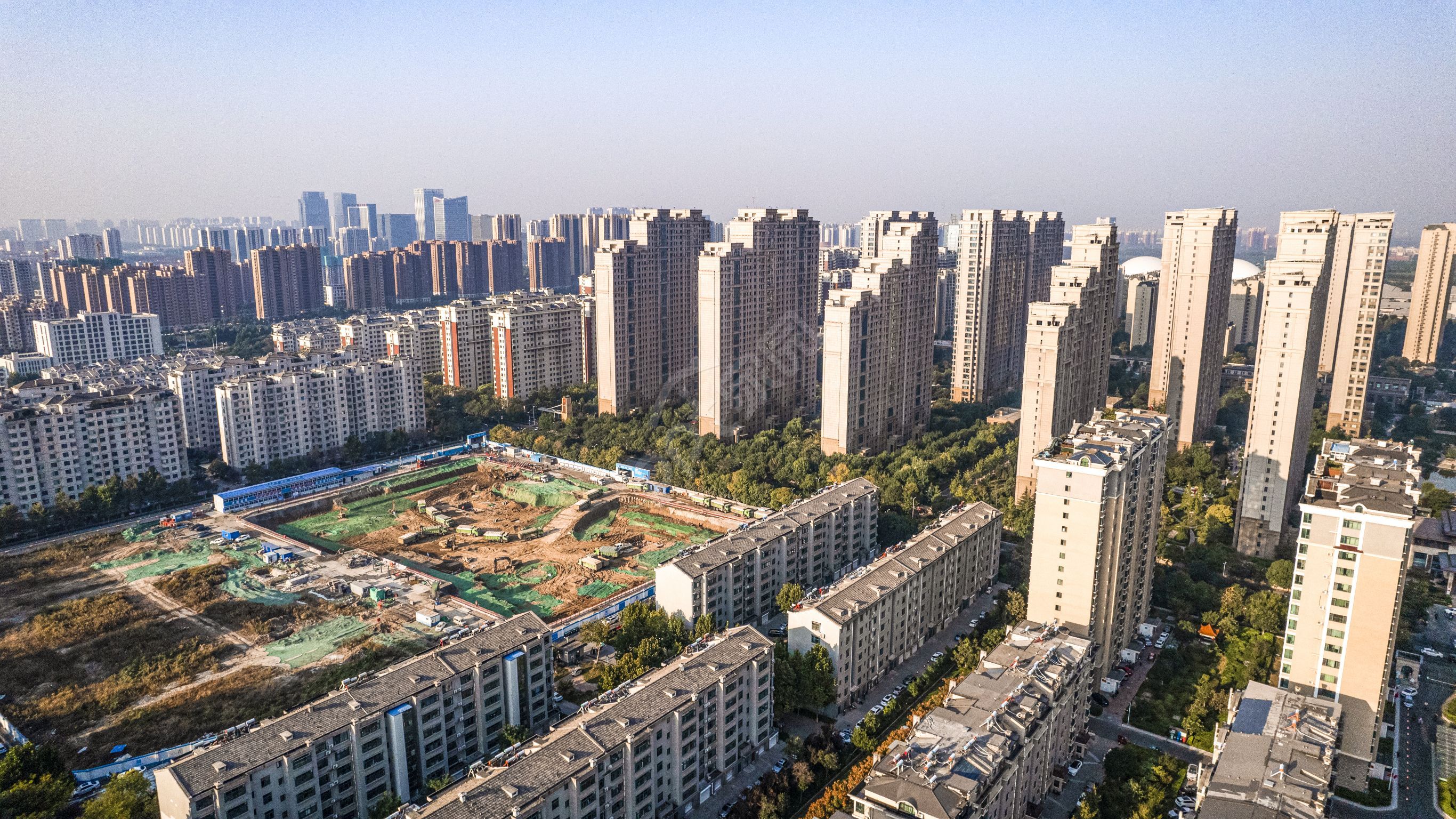 国外商务大厦PPT背景图模板