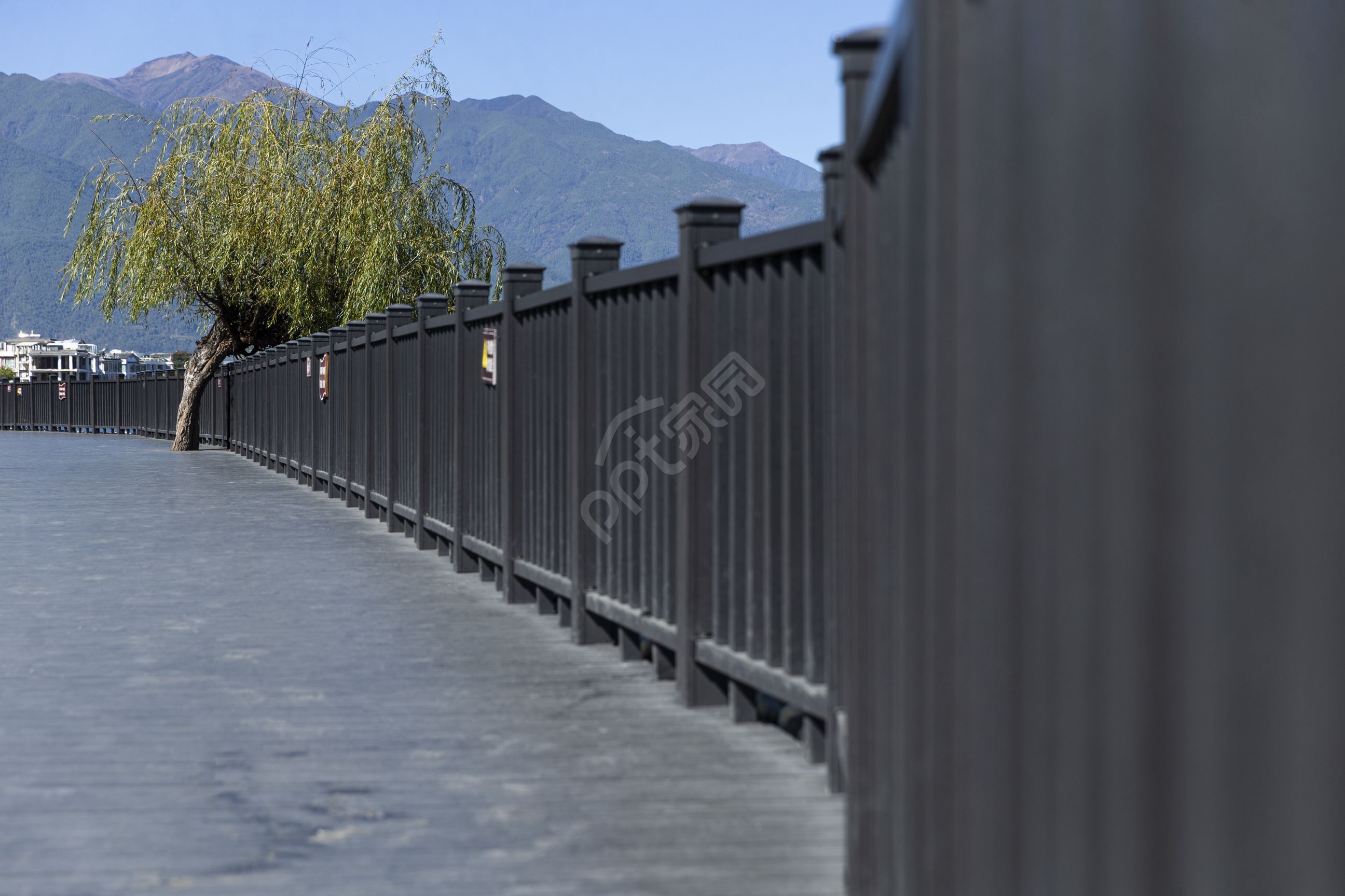 ppt商务跨海大桥背景图